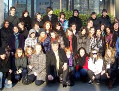 Skupina dijakov dijaškega doma Antona Martina Slomška 