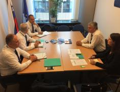 dr. Milan Zver se je srečal s članom Evropskega računskega sodišča, odgovrnim za Erasmus, Rimantasom Šadžiusom 