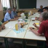 Dr. Zver na pogovoru z vodstvom Kmetijsko-gozdarske zbornice Murska Sobota